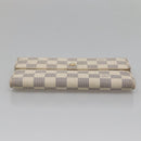 LOUIS VUITTON Damier Azur Portefeuille International Wallet N61732 Auth 139200-6