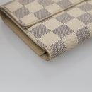 LOUIS VUITTON Damier Azur Portefeuille International Wallet N61732 Auth 139200-14