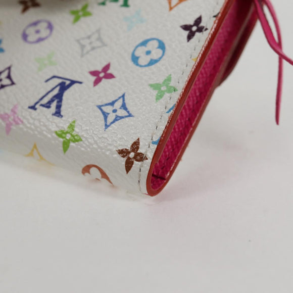 LOUIS VUITTON Multicolor Porte Monnaie Rosary Coin Purse M13399 LV Auth 139205M