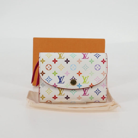 LOUIS VUITTON Multicolor Porte Monnaie Rosary Coin Purse M13399 LV Auth 139205M