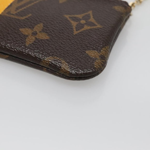 LOUIS VUITTON Monogram Groom Pochette Cles Coin Purse Jaune M60033 Auth 139206