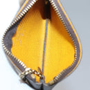 LOUIS VUITTON Monogram Groom Pochette Cles Coin Purse Jaune M60033 Auth 139206-11