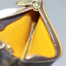 LOUIS VUITTON Monogram Groom Pochette Cles Coin Purse Jaune M60033 Auth 139206-17