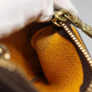 LOUIS VUITTON Monogram Groom Pochette Cles Coin Purse Jaune M60033 Auth 139206-12