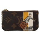 LOUIS VUITTON Monogram Groom Pochette Cles Coin Purse Jaune M60033 Auth 139206-13