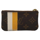 LOUIS VUITTON Monogram Groom Pochette Cles Coin Purse Jaune M60033 Auth 139206-2