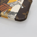 LOUIS VUITTON Monogram Groom Pochette Cles Coin Purse Jaune M60033 Auth 139206-8