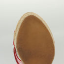 LOUIS VUITTON Monogram Escal Starboard Line Sandals Red LV Auth 139208-26