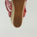 LOUIS VUITTON Monogram Escal Starboard Line Sandals Red LV Auth 139208-28