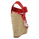 LOUIS VUITTON Monogram Escal Starboard Line Sandals Red LV Auth 139208-3