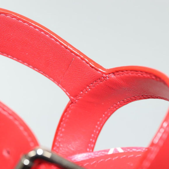 LOUIS VUITTON Monogram Escal Starboard Line Sandals Red LV Auth 139208