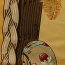 HERMES Carre 90 Scarf ""COUVEE D'HERMES"" Silk Yellow Auth 139210-12