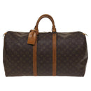 LOUIS VUITTON Monogram Keepall 55 Boston Bag M41424 LV Auth 139234-13