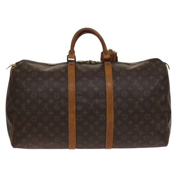 LOUIS VUITTON Monogram Keepall 55 Boston Bag M41424 LV Auth 139234 - 0