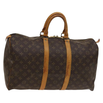 LOUIS VUITTON Monogram Keepall 45 Boston Bag M41428 LV Auth 139238