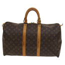 LOUIS VUITTON Monogram Keepall 45 Boston Bag M41428 LV Auth 139238-13