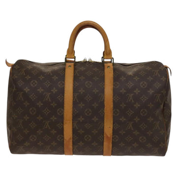 LOUIS VUITTON Monogram Keepall 45 Boston Bag M41428 LV Auth 139238 - 0