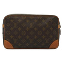 LOUIS VUITTON Monogram Compiegne 28 Clutch Bag M51845 LV Auth 139240-2