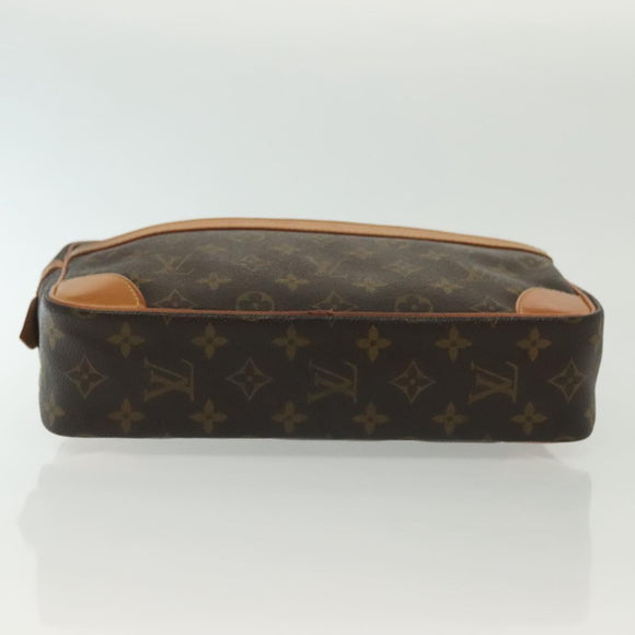 LOUIS VUITTON Monogram Compiegne 28 Clutch Bag M51845 LV Auth 139240