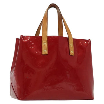 LOUIS VUITTON Monogram Vernis Reade PM Hand Bag Pomme D'amour M91990 Auth 139246