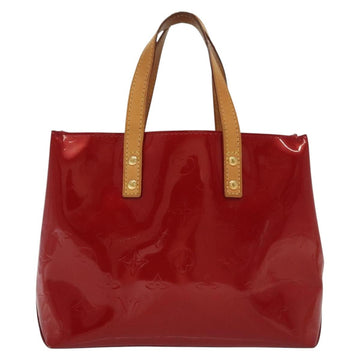 LOUIS VUITTON Monogram Vernis Reade PM Hand Bag Pomme D'amour M91990 Auth 139246 - 0