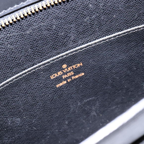 LOUIS VUITTON Epi Pochette Homme Clutch Bag Black Noir M52522 LV Auth 139251