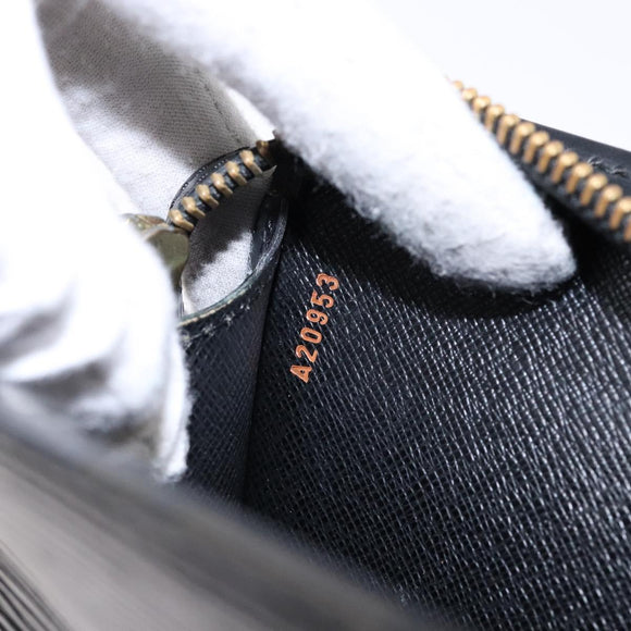 LOUIS VUITTON Epi Pochette Homme Clutch Bag Black Noir M52522 LV Auth 139251