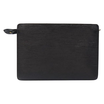 LOUIS VUITTON Epi Pochette Homme Clutch Bag Black Noir M52522 LV Auth 139251 - 0