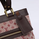 LOUIS VUITTON Monogram Mini Lucille PM Hand Bag Red M92678 LV Auth 139254-18