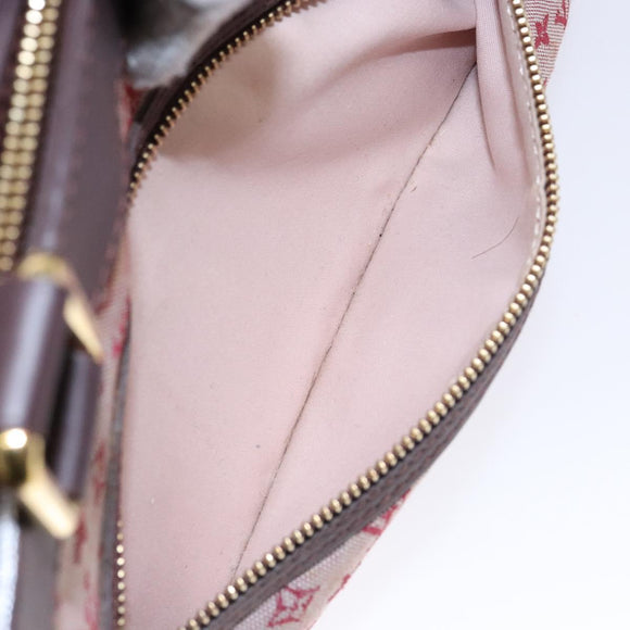 LOUIS VUITTON Monogram Mini Lucille PM Hand Bag Red M92678 LV Auth 139254