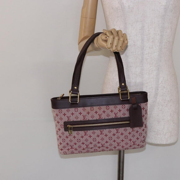 LOUIS VUITTON Monogram Mini Lucille PM Hand Bag Red M92678 LV Auth 139254
