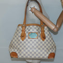 LOUIS VUITTON Damier Azur Hampstead MM Tote Bag N51206 LV Auth 139255-21