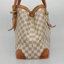 LOUIS VUITTON Damier Azur Hampstead MM Tote Bag N51206 LV Auth 139255-4