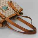 LOUIS VUITTON Damier Azur Hampstead MM Tote Bag N51206 LV Auth 139255-7