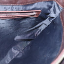 BURBERRY Nova Check Hand Bag Canvas Beige Silver Auth 139256-16