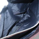 BURBERRY Nova Check Hand Bag Canvas Beige Silver Auth 139256-19