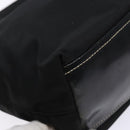 PRADA Tote Bag Nylon Black Silver Auth 139261-15