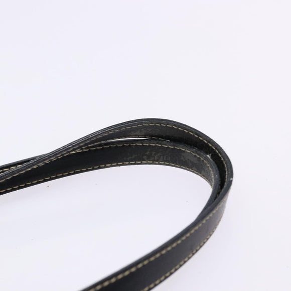 PRADA Tote Bag Nylon Black Silver Auth 139261