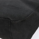 PRADA Tote Bag Suede Gray Silver Auth 139262-9