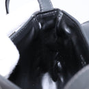 CELINE Shoulder Bag Leather Gray Gold Auth 139263-19