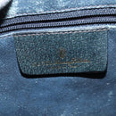 GUCCI GG Supreme Sherry Line Shoulder Bag PVC Navy Gold 904 02 049 Auth 139268-18