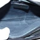 GUCCI GG Supreme Sherry Line Shoulder Bag PVC Navy Gold 904 02 049 Auth 139268-10