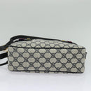 GUCCI GG Supreme Sherry Line Shoulder Bag PVC Navy Gold 904 02 049 Auth 139268-5