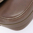 GUCCI Shoulder Bag Leather Beige Gold 001 115 4425 Auth 139269-15