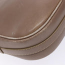 GUCCI Shoulder Bag Leather Beige Gold 001 115 4425 Auth 139269-17