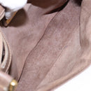 GUCCI Shoulder Bag Leather Beige Gold 001 115 4425 Auth 139269-10