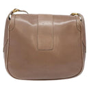 GUCCI Shoulder Bag Leather Beige Gold 001 115 4425 Auth 139269-2