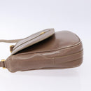 GUCCI Shoulder Bag Leather Beige Gold 001 115 4425 Auth 139269-4
