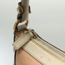 GUCCI GG Canvas Shoulder Bag Pink Gold 146244 Auth 139270-15