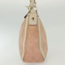 GUCCI GG Canvas Shoulder Bag Pink Gold 146244 Auth 139270-5